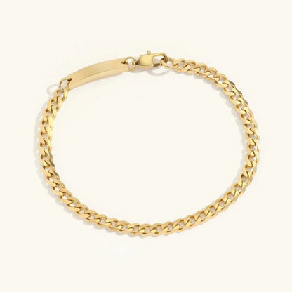 [Raffine]Rosemary Gold Chain Bracelet
