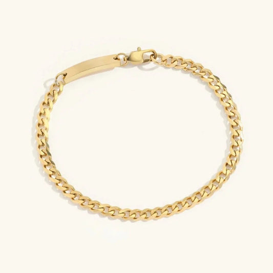 [Raffine]Rosemary Gold Chain Bracelet