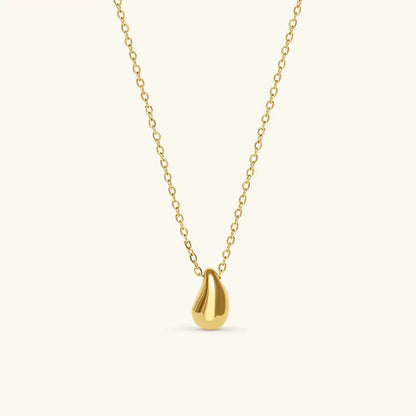 [Raffine]Marcelline Gold Teardrop Pendant