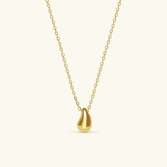 [Raffine]Marcelline Gold Teardrop Pendant