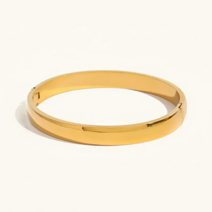 [Raffine]Melina Large Stacking Gold Bangle