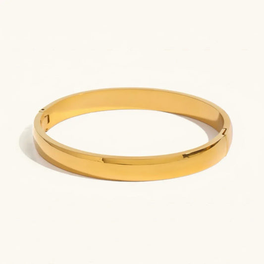 [Raffine]Melina Large Stacking Gold Bangle