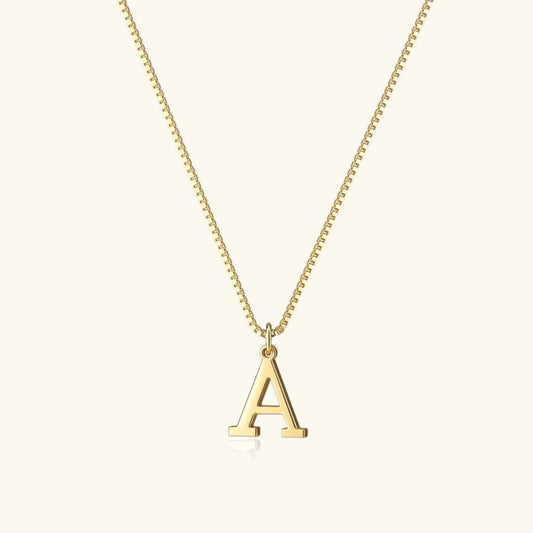 [Raffine]Therese Letter Initial Gold Necklace