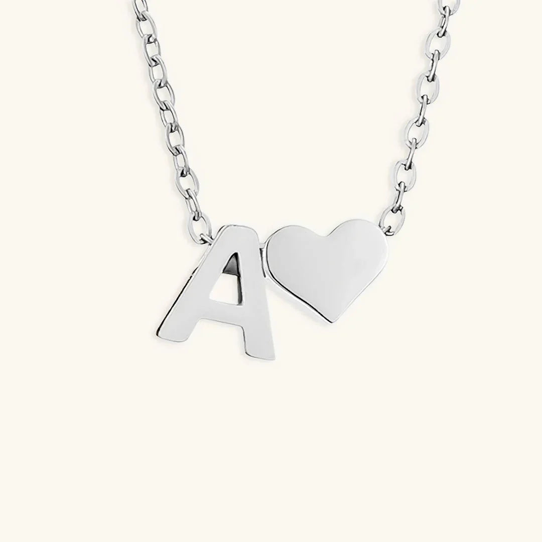 [Raffine]Ria Initial Letter Gold Necklace