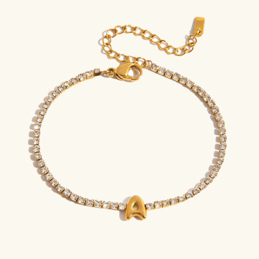 [Raffine]Avaria Bubble Letter Tennis Bracelet