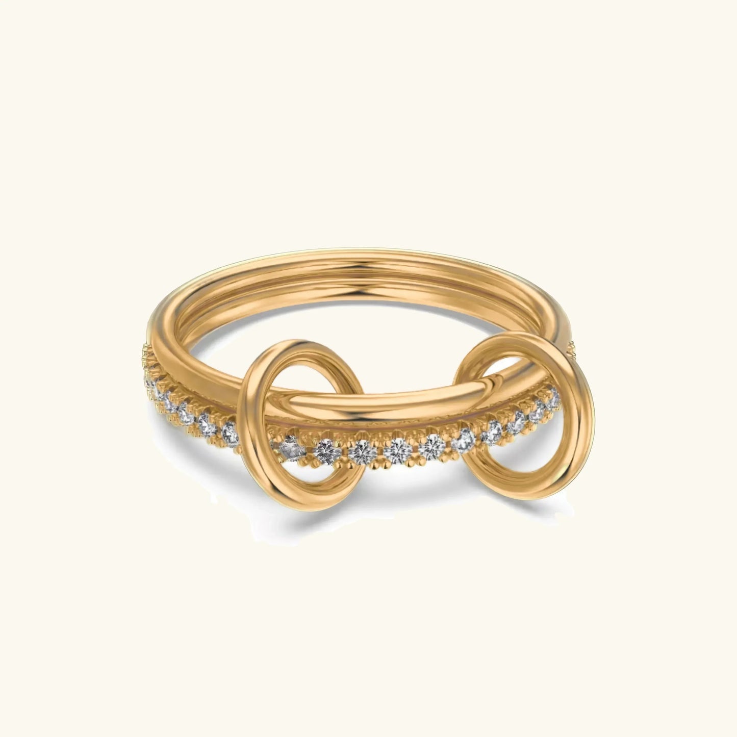 [Raffine]Adela Stacked Diamond Ring