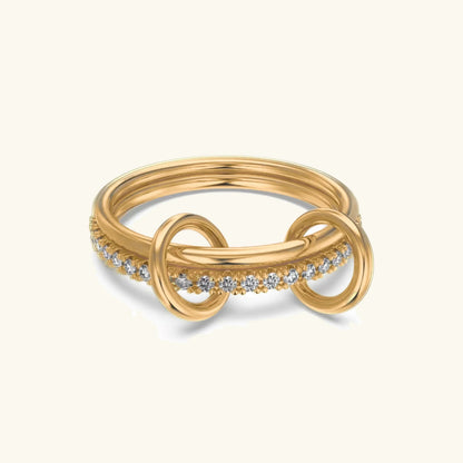[Raffine]Adela Stacked Diamond Ring