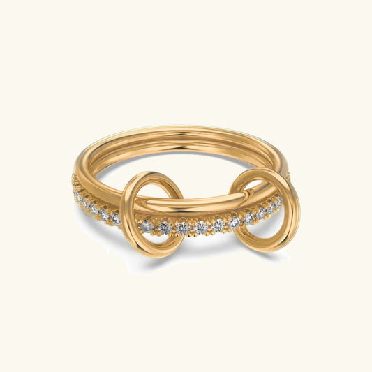 [Raffine]Adela Stacked Diamond Ring