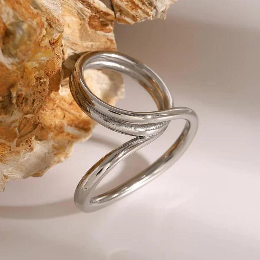 [Raffine]Meri Contemporary Gold Ring