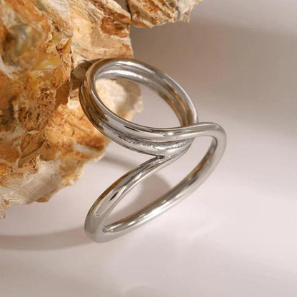 [Raffine]Meri Contemporary Gold Ring