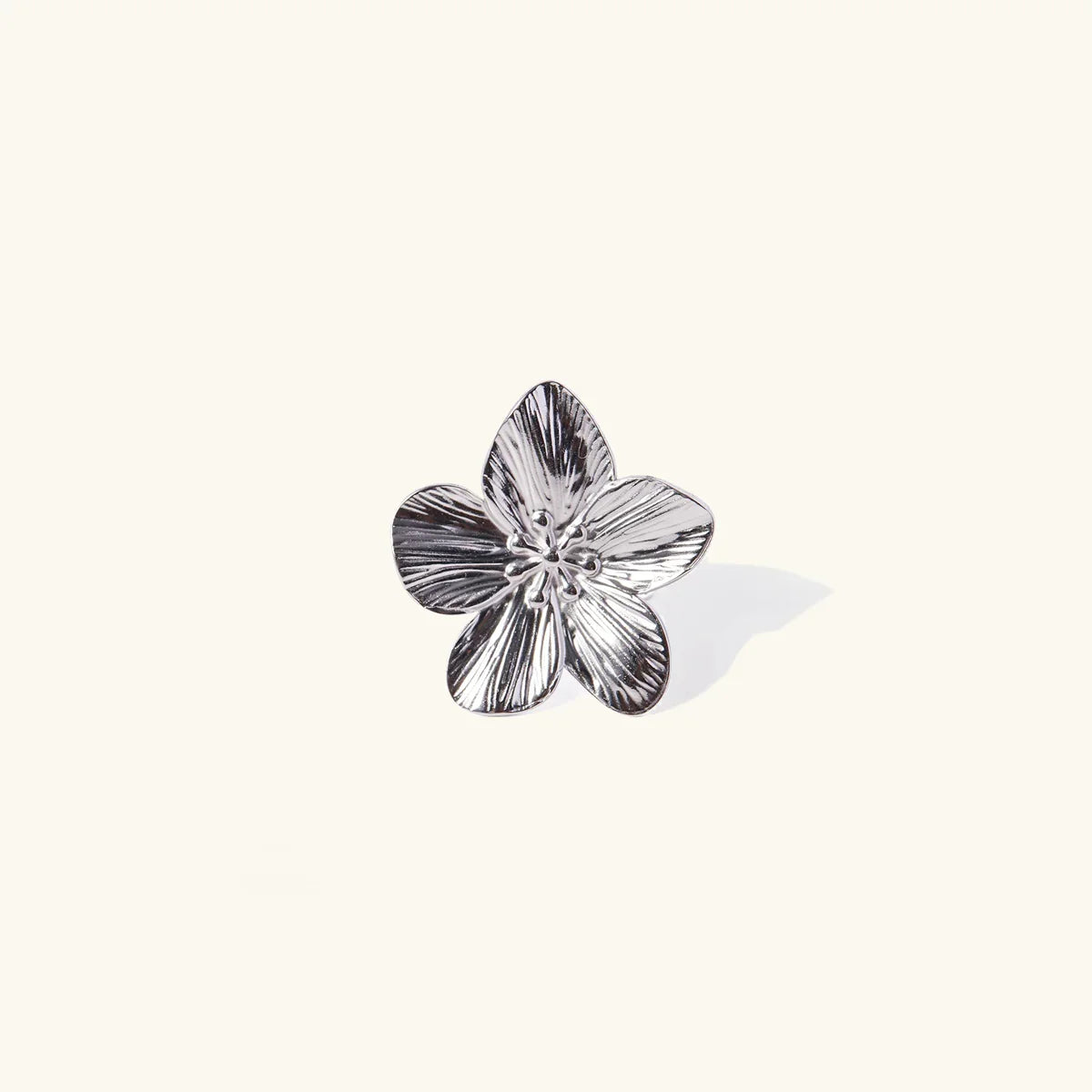[Raffine]Alina Silver Petal Ring