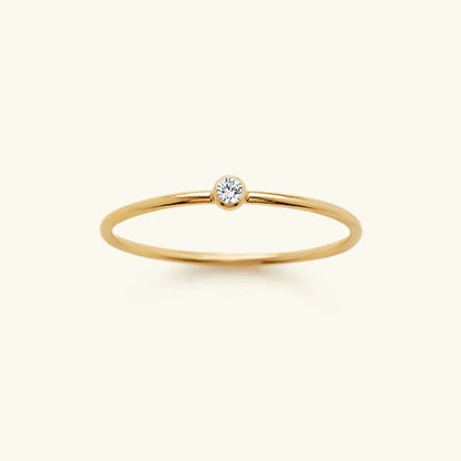 [Raffine]Amelia Birthstone Stacker Ring