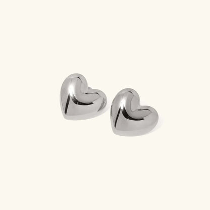 [Raffine]Aubree Gold Heart Earrings