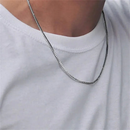 [Raffine]Danica Box Chain Gold Necklace