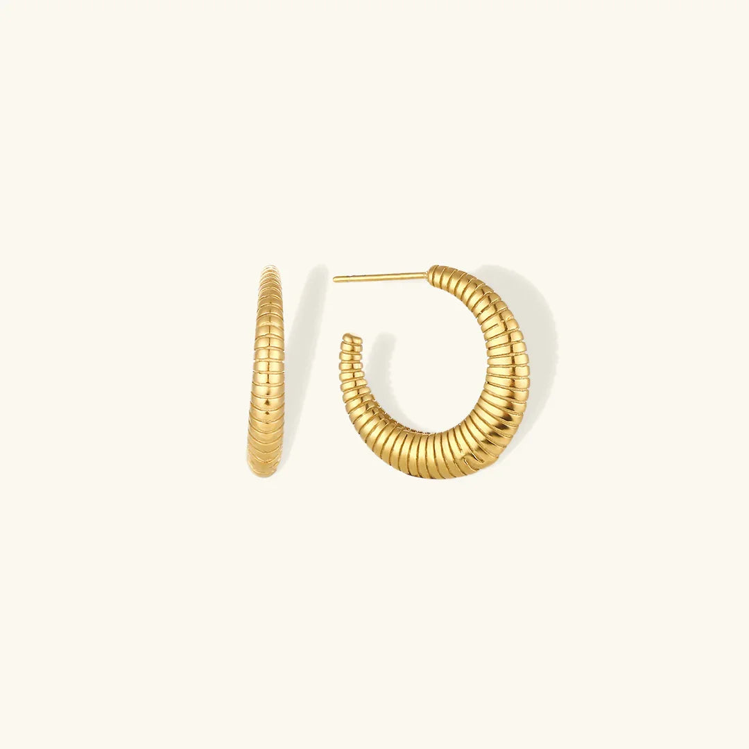 [Raffine]Bailey Hoop Earrings