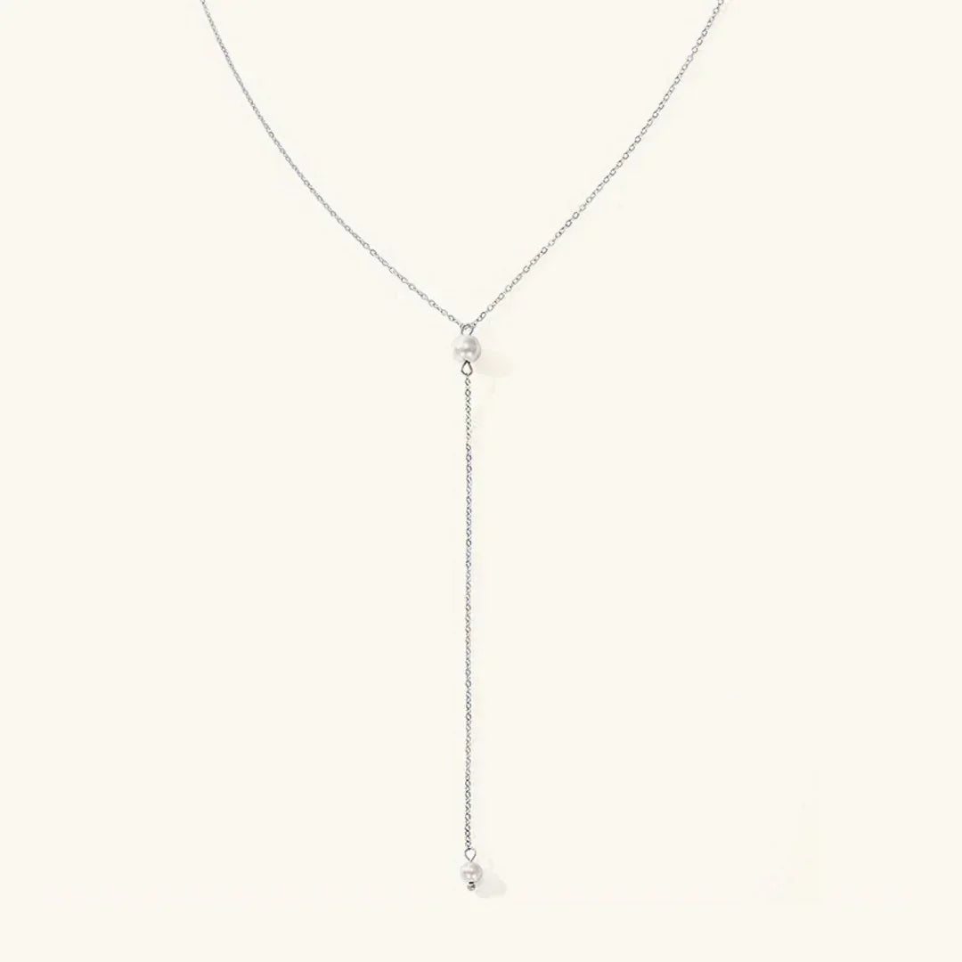 [Raffine]Beatrice Pearl Tassel Necklace