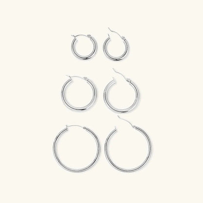 [Raffine]Broad Round Hoops