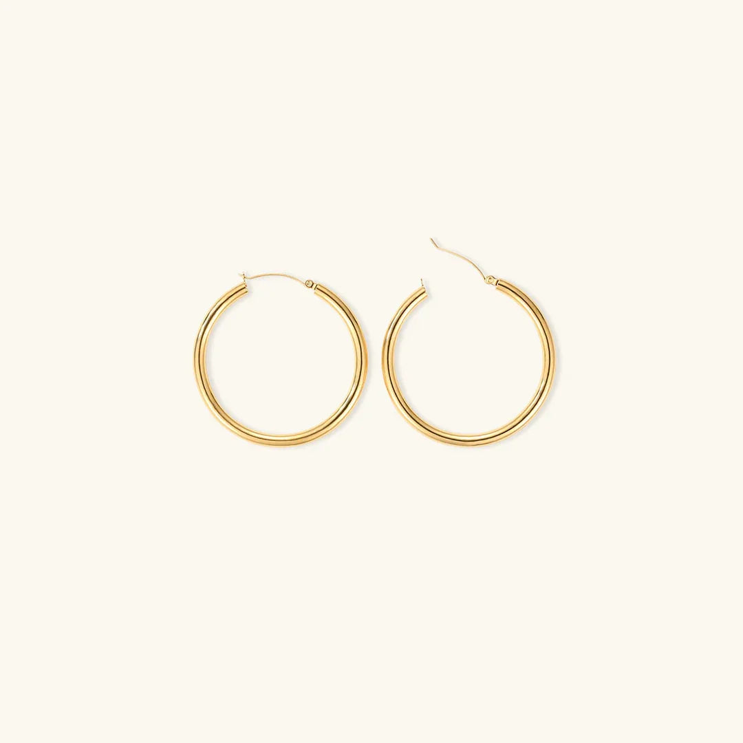 [Raffine]Broad Round Hoops