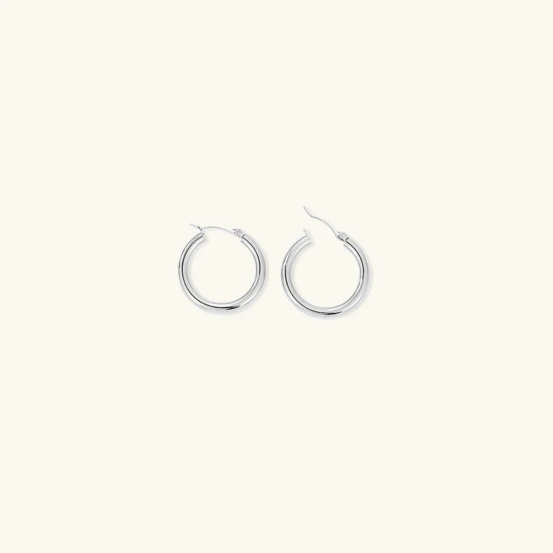 [Raffine]Broad Round Hoops