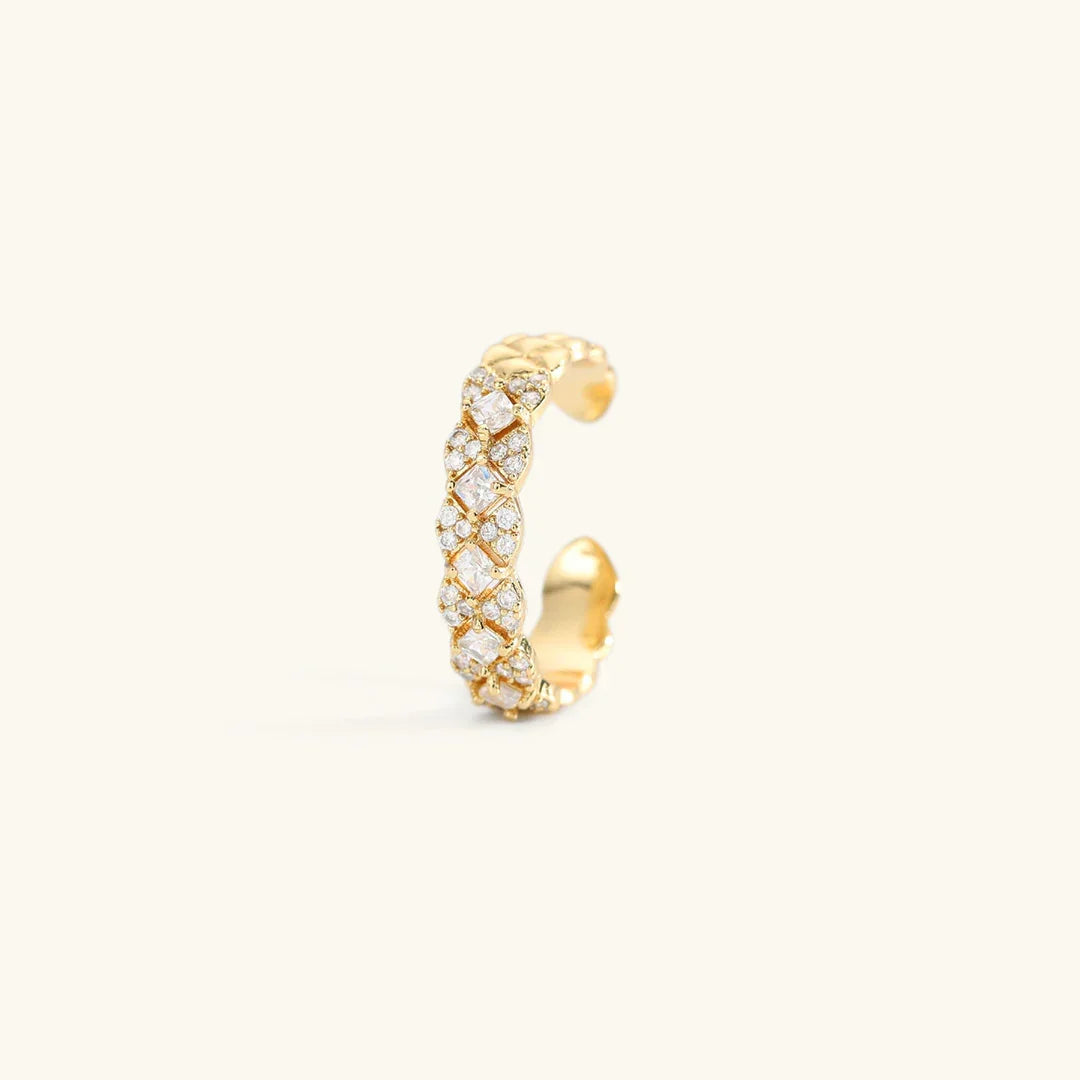 [Raffine]Camille Gold Patterned Ring