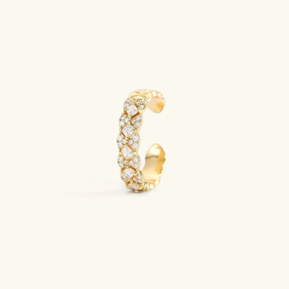 [Raffine]Camille Gold Patterned Ring
