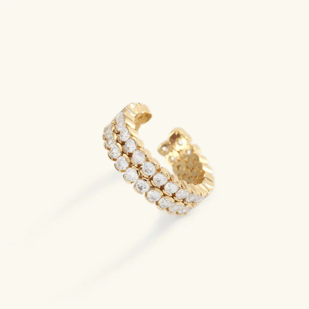 [Raffine]Cassandra Studded Gold Ring