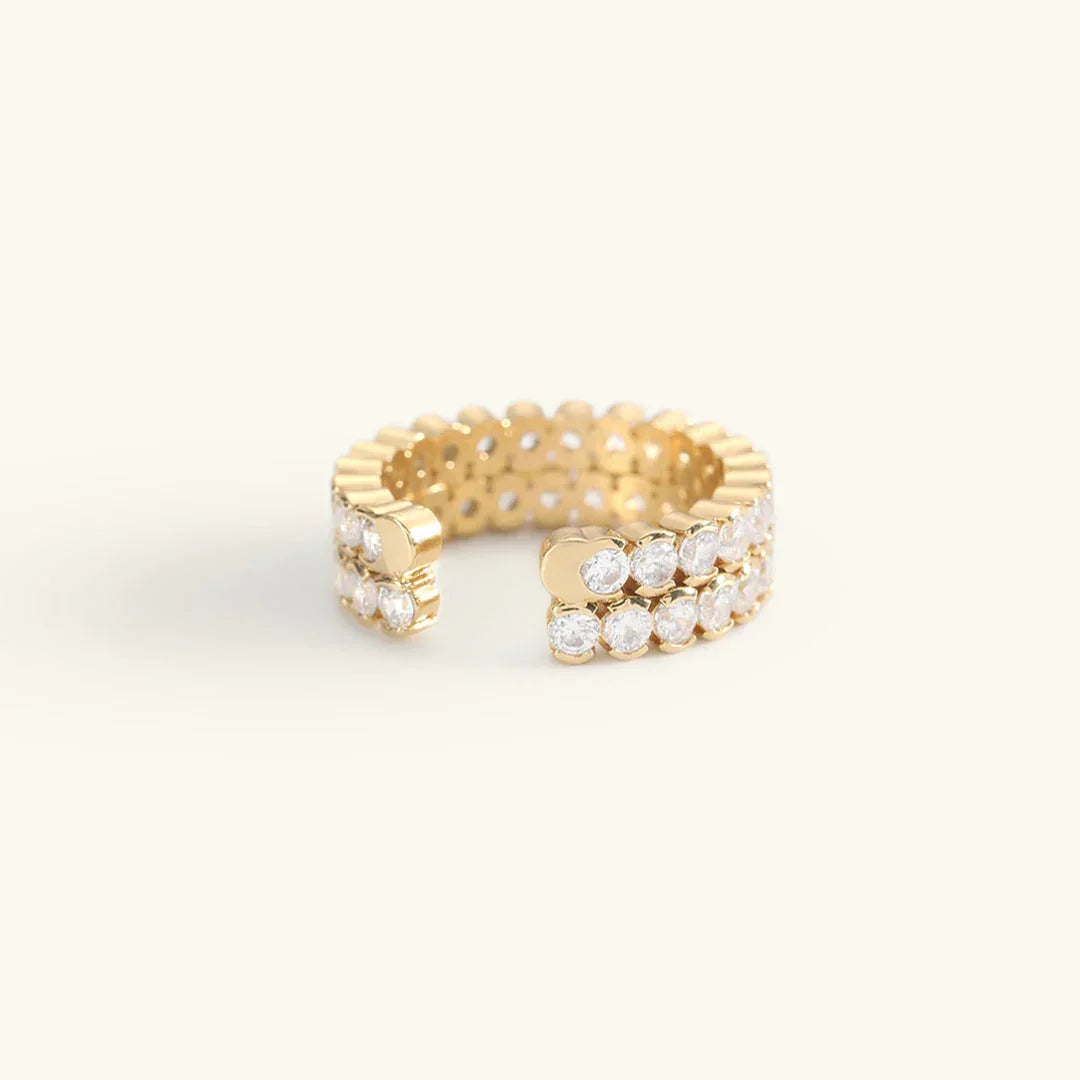 [Raffine]Cassandra Studded Gold Ring