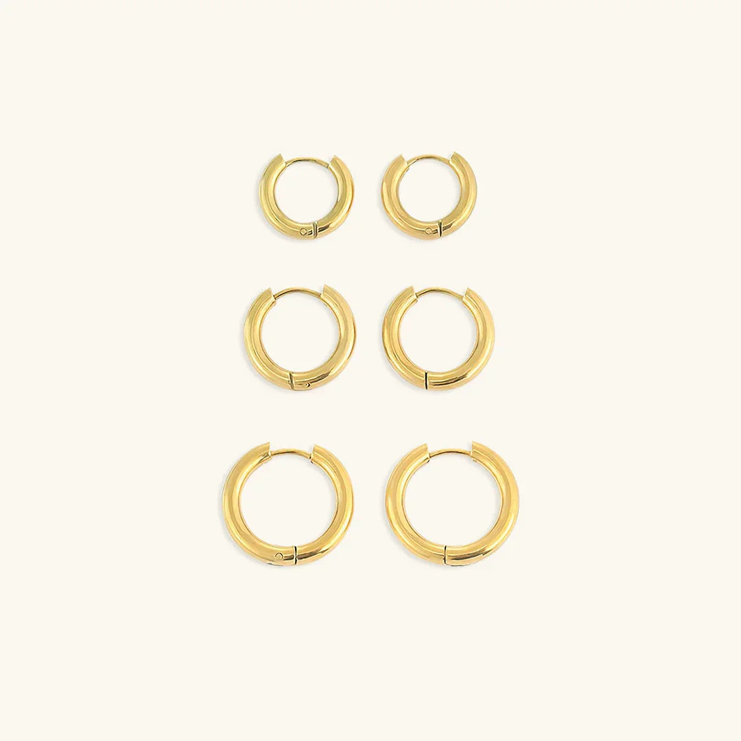 [Raffine]Classic Round Hoops