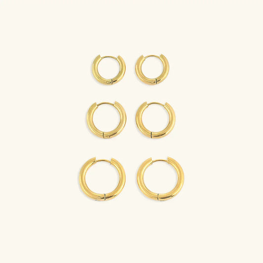 [Raffine]Classic Round Hoops