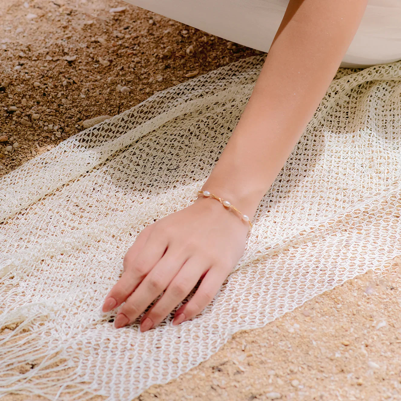 [Raffine]Coralie Freshwater Pearl Bracelet