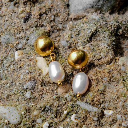 [Raffine]Cornelia Freshwater Pearl Earrings