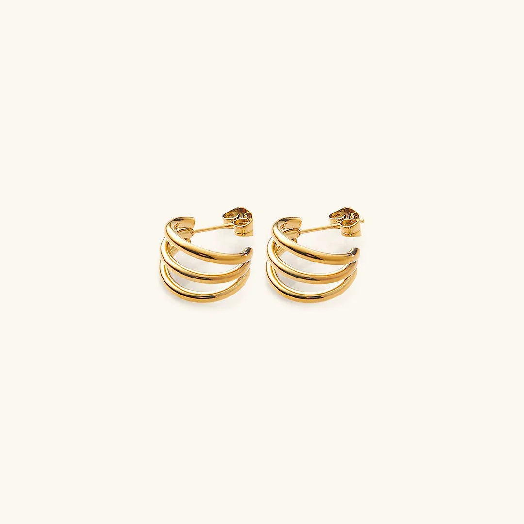 [Raffine]Cradle Gold Earrings