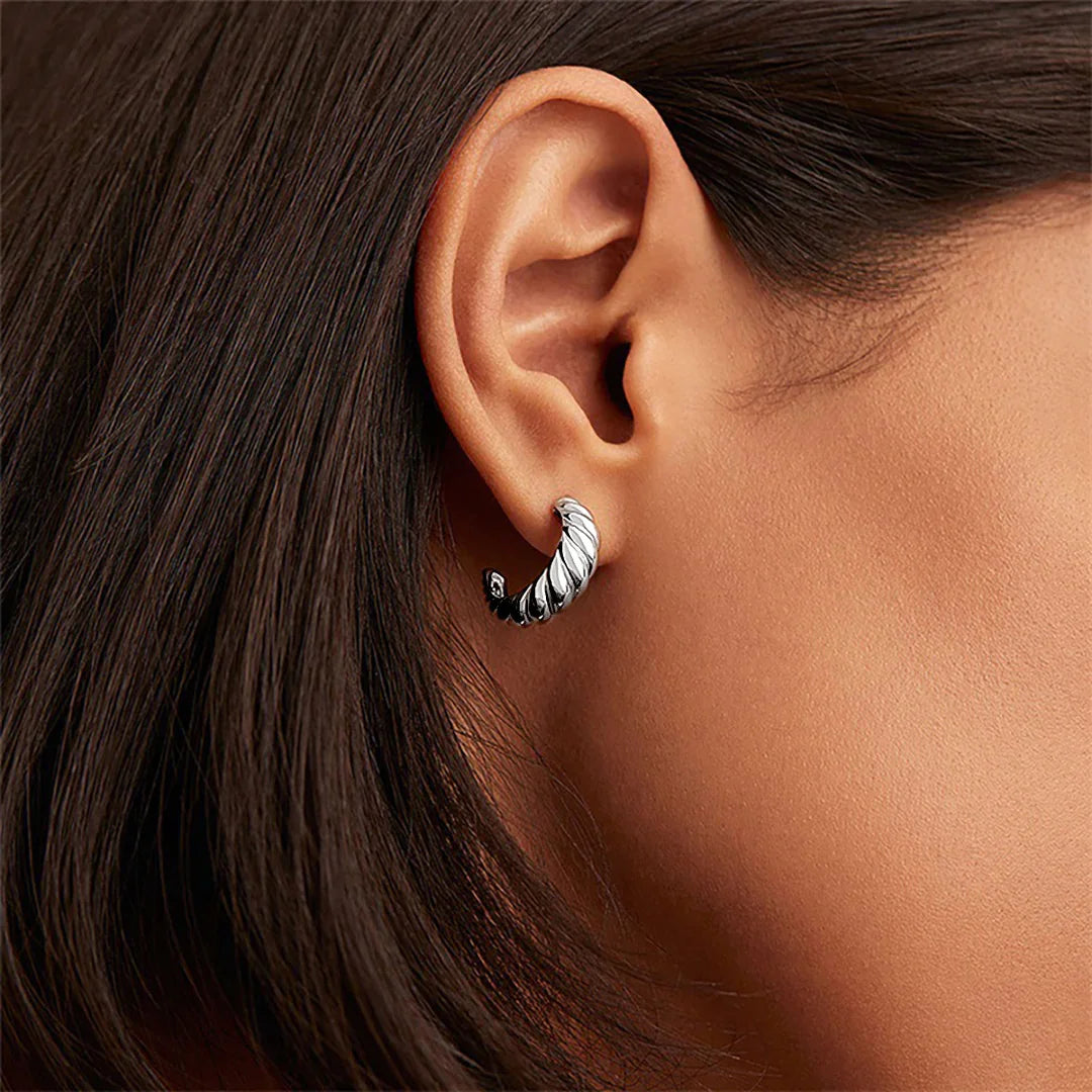 [Raffine]Croissant Arc Earrings