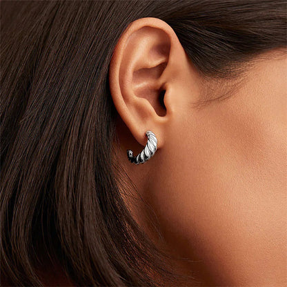 [Raffine]Croissant Arc Earrings
