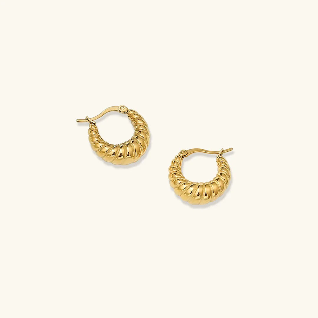 [Raffine]Croissant Hoop Earrings