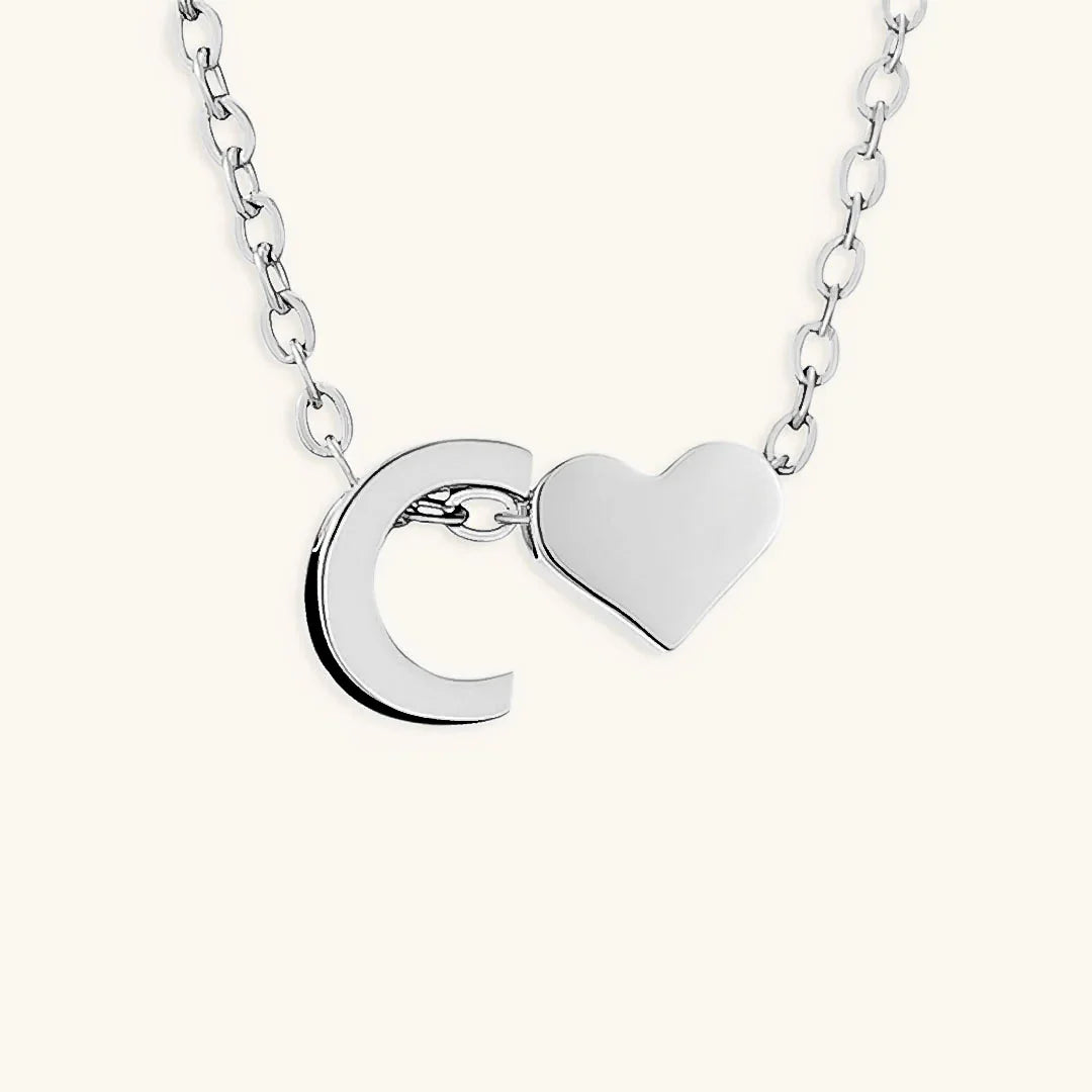 [Raffine]Ria Initial Letter Gold Necklace