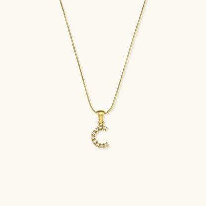 [Raffine]Augustine Initial Letter Pearl Necklace