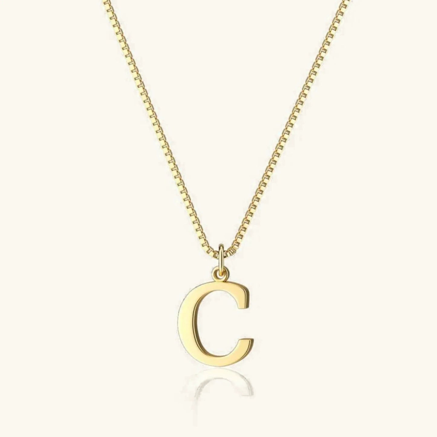 [Raffine]Therese Letter Initial Gold Necklace