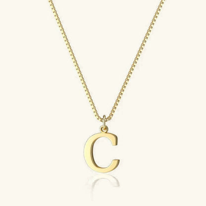 [Raffine]Therese Letter Initial Gold Necklace
