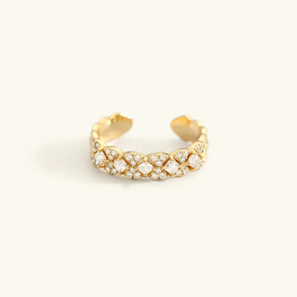 [Raffine]Camille Gold Patterned Ring