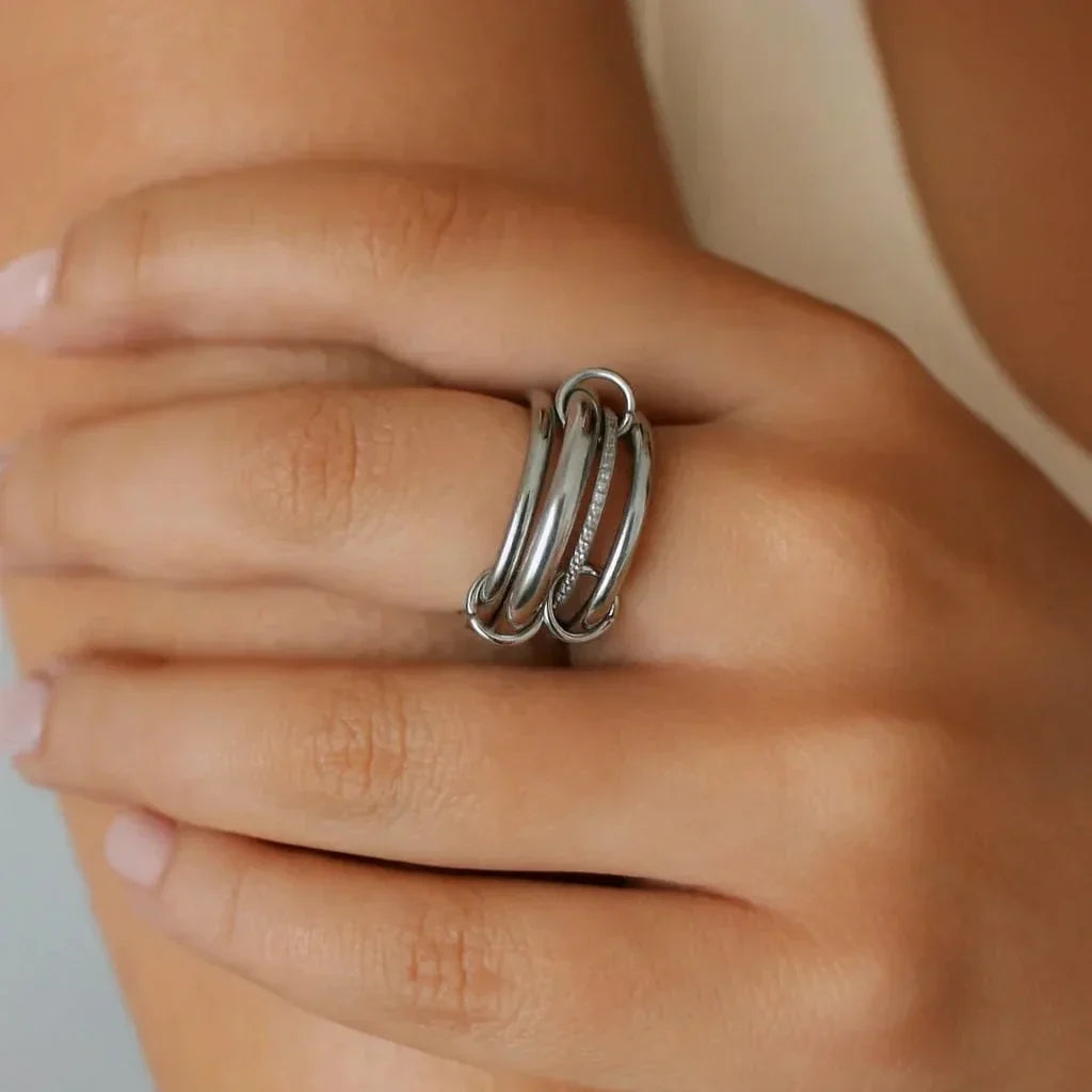 [Raffine]Emmanuelle Diamond Ring Stack