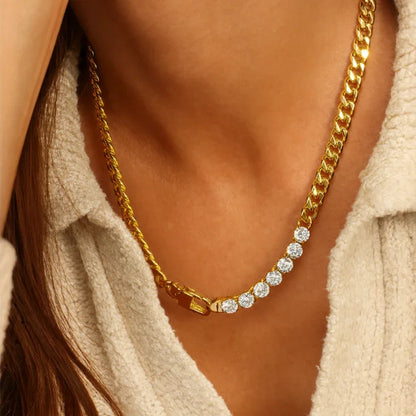 [Raffine]Maelle Diamond Necklace