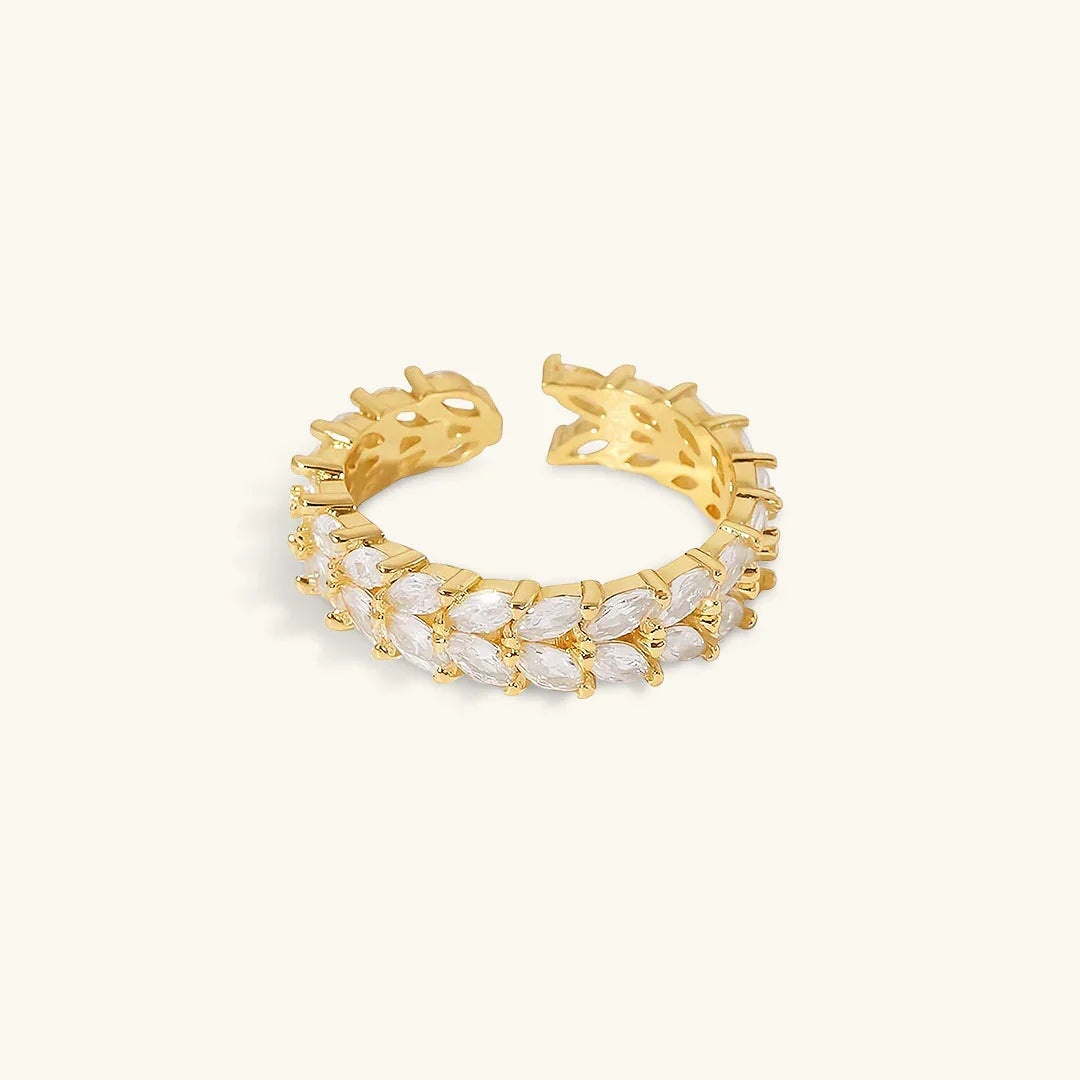 [Raffine]Clarisse Patterned Gold Ring