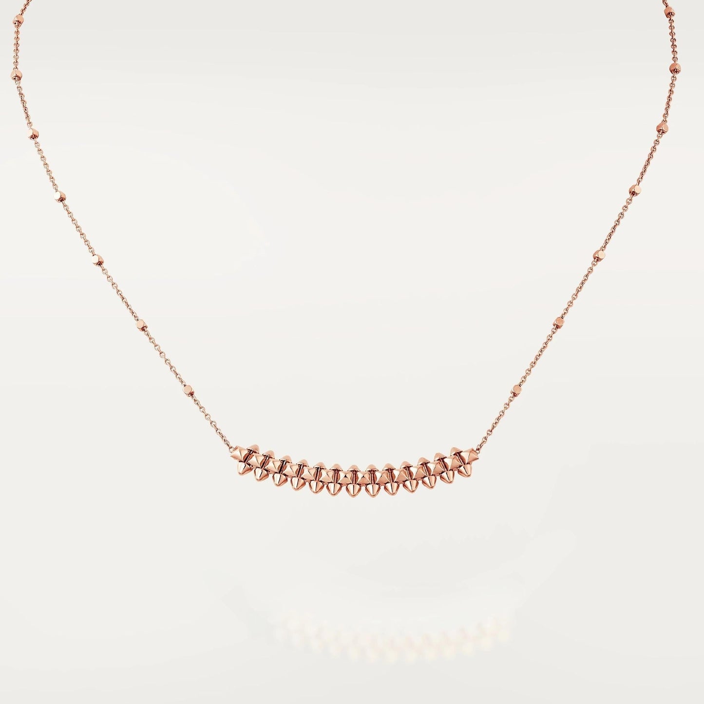 [Raffine]CLASH PINK GOLD NECKLACE