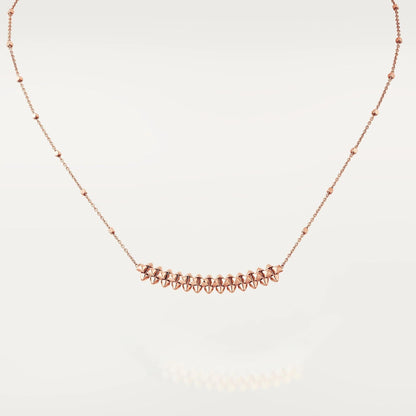 [Raffine]CLASH PINK GOLD NECKLACE