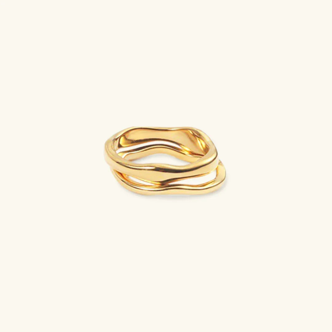 [Raffine]Dianne Gold Stacker Ring