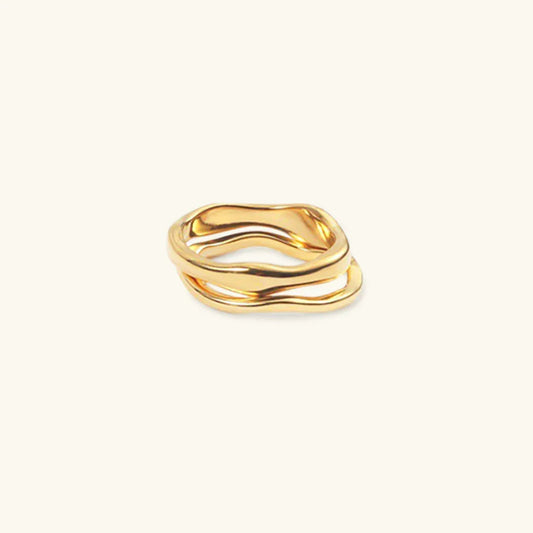 [Raffine]Dianne Gold Stacker Ring