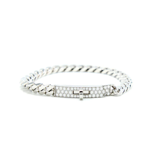 [Raffine]KELLY CHAIN SILVER DIAMOND BRACELET
