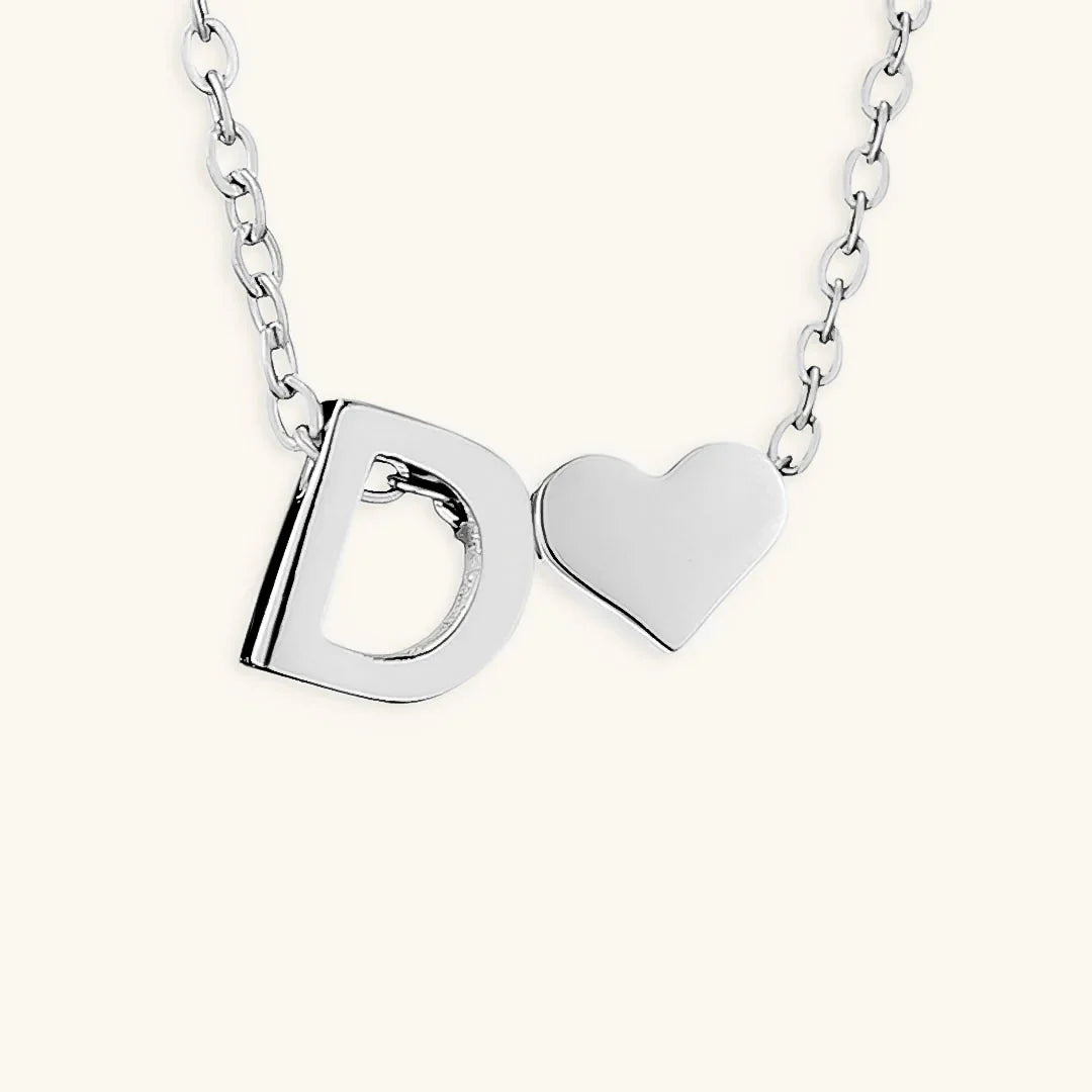 [Raffine]Ria Initial Letter Gold Necklace