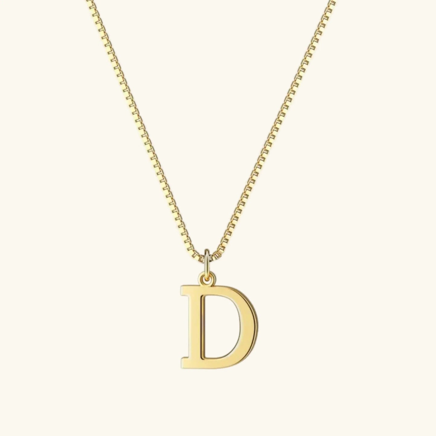 [Raffine]Therese Letter Initial Gold Necklace